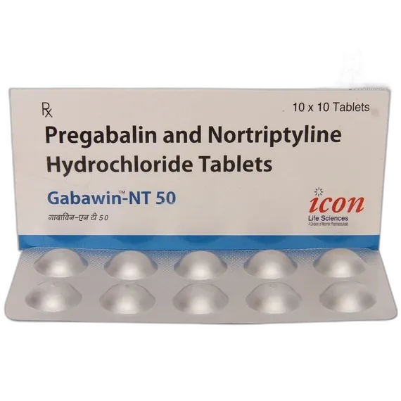 gabawin nt 50mg tablet 10's